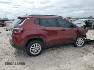 2021 Jeep Compass Freedom with VIN 3C4NJDAB5MT599920, listed as a Copart auction lot 52577865 with 61,963 mi miles and Non Repairable. Bid and sale history available at carsss.com. Image 3.