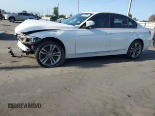 2016 BMW 3 Series 328i with VIN WBA8E9C58GK643904, listed as a Copart auction lot 52897665 with 57,903 mi miles and Salvage title. Bid and sale history available at DreamBid. Image 1.