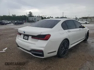 2020 BMW 7 Series 750i xDrive with VIN WBA7U2C01LGJ59144, listed as a Copart auction lot 58518693 with 71,119 mi miles. Bid and sale history available at carsss.com. Image 4.
