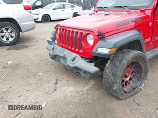 2020 Jeep Wrangler Unlimited Willys with VIN 1C4HJXDN8LW213889, listed as a IAAI auction lot 41561034 with 97,489 mi miles and . Bid and sale history available at DreamBid. Image 6.