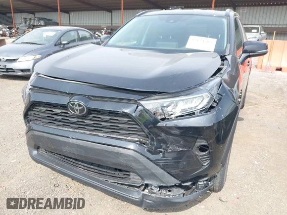 2020 Toyota RAV4 XLE with VIN 2T3P1RFV3LC121898, listed as a IAAI auction lot 42124803 with 23,374 mi miles. Bid and sale history available at carsss.com. Image 6.