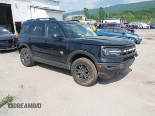 2021 Ford Bronco Sport Big Bend with VIN 3FMCR9B65MRA66120, listed as a IAAI auction lot 42417233 with 60,609 mi miles and . Bid and sale history available at DreamBid. Image 1.