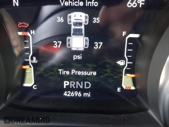 2022 Jeep Gladiator High Altitude with VIN 1C6HJTFG5NL114661, listed as a IAAI auction lot 41771986 with 42,696 mi miles and . Bid and sale history available at DreamBid. Image 15.