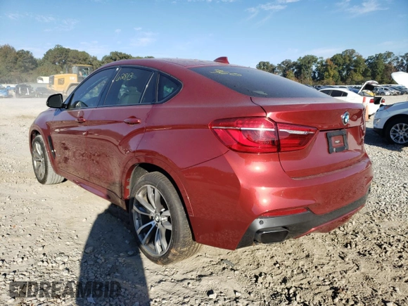2016 BMW X6 xDrive35i with VIN 5UXKU2C50G0N80309, listed as a Copart auction lot 64229862 with 62,813 mi miles. Bid and sale history available at carsss.com. Image 3.