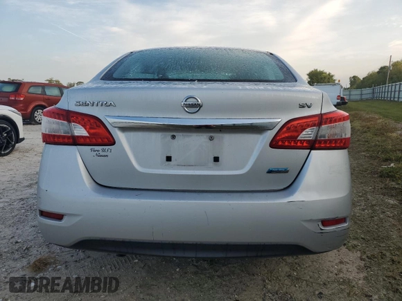 2013 Nissan Sentra SV with VIN 1N4AB7APXDN902382, listed as a Copart auction lot 56101705 with 88,503 mi miles and Clean Title. Bid and sale history available at DreamBid. Image 6.