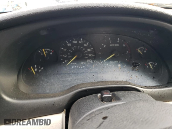 1994 Ford Mustang with VIN 1FALP4444RF169919, listed as a Copart auction lot 86349994 with 273,020 mi miles and Salvage title. Bid and sale history available at DreamBid. Image 9.