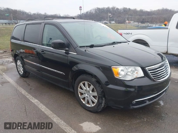 2016 Chrysler Town & Country Touring with VIN 2C4RC1BG9GR292584, listed as a IAAI auction lot 41168218 with 118,967 mi miles. Bid and sale history available at carsss.com. Image 1.
