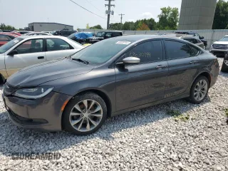 2015 Chrysler 200 S with VIN 1C3CCCBB1FN532104, listed as a Copart auction lot 63030144 with 197,892 mi miles and Salvage title. Bid and sale history available at DreamBid. Image 1.