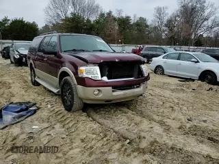 2010 Ford Expedition EL Eddie Bauer with VIN 1FMJK1J58AEB60092, listed as a Copart auction lot 85737164 with 95,388 mi miles and Salvage Title. Bid and sale history available at carsss.com. Image 11.
