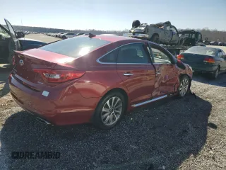 2016 Hyundai Sonata Sport with VIN 5NPE34AF8GH273594, listed as a Copart auction lot 46502205 with 32,719 mi miles and Salvage Title. Bid and sale history available at DreamBid. Image 3.