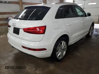 2017 Audi Q3 Premium with VIN WA1BCCFS2HR013957, listed as a Copart auction lot 43524655 with 118,418 mi miles and Salvage Title. Bid and sale history available at carsss.com. Image 3.