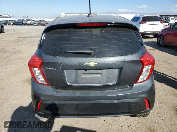 2022 Chevrolet Spark 1LT with VIN KL8CD6SA2NC010098, listed as a Copart auction lot 87966025 with 43,180 mi miles and Salvage Title. Bid and sale history available at carsss.com. Image 6.