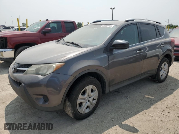 2013 Toyota RAV4 LE with VIN 2T3BFREV1DW064033, listed as a Copart auction lot 58982715 with 167,425 mi miles and Salvage title. Bid and sale history available at DreamBid. Image 1.