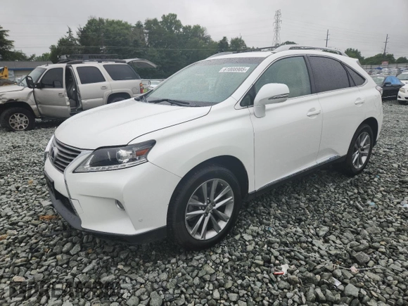 2014 Lexus RX 450h with VIN JTJBC1BA7E2458042, listed as a Copart auction lot 61008905 with 119,368 mi miles and Salvage title. Bid and sale history available at DreamBid. Image 1.