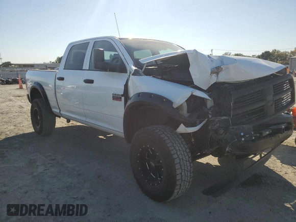 2012 Ram 2500 ST Power Wagon with VIN 3C6TD5CT9CG280965, listed as a Copart auction lot 74224424 with 129,905 mi miles and Salvage Title. Bid and sale history available at carsss.com. Image 4.