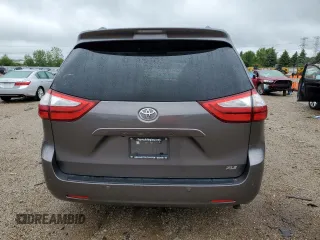 2015 Toyota Sienna XLE with VIN 5TDYK3DC0FS686792, listed as a Copart auction lot 57472045 with 222,663 mi miles and Salvage title. Bid and sale history available at DreamBid. Image 6.