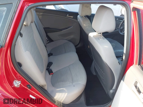 2016 Hyundai Accent SE with VIN KMHCT5AE9GU257815, listed as a IAAI auction lot 41941325 with 109,113 mi miles. Bid and sale history available at carsss.com. Image 8.