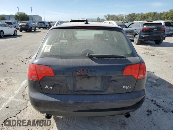 2005 Audi A4 2.0T with VIN WAUKF78EX5A538445, listed as a Copart auction lot 76235414 with 103,601 mi miles and Non Repairable. Bid and sale history available at carsss.com. Image 6.