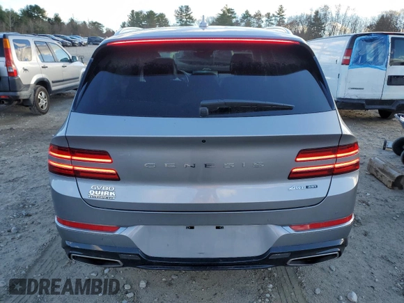 2024 Genesis GV80 z VIN KMUHCESC4RU180889, wystawiony jako Copart lot #80381564 z przebiegiem 18 919 mil mil oraz Szkoda całkowita • Salvage title. Historia ofert i sprzedaży dostępna na DreamBid. Obrazek 6.