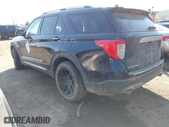 2020 Ford Explorer Limited with VIN 1FMSK7FH5LGB92998, listed as a IAAI auction lot 41651799 with 65,970 mi miles and . Bid and sale history available at carsss.com. Image 3.