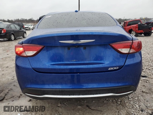 2015 Chrysler 200 Limited with VIN 1C3CCCAB0FN535769, listed as a Copart auction lot 85100004 with 107,886 mi miles and Salvage Title. Bid and sale history available at carsss.com. Image 6.