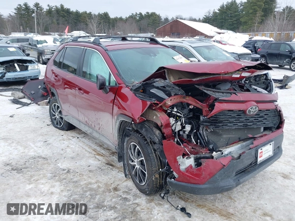 2019 Toyota RAV4 LE with VIN 2T3F1RFV1KC016674, listed as a IAAI auction lot 41571837 with 114,961 mi miles and . Bid and sale history available at DreamBid. Image 1.