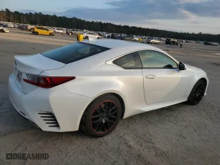 2015 Lexus RC 350 with VIN JTHHE5BC2F5005364, listed as a Copart auction lot 75643834 with 125,650 mi miles and Salvage Title. Bid and sale history available at carsss.com. Image 3.