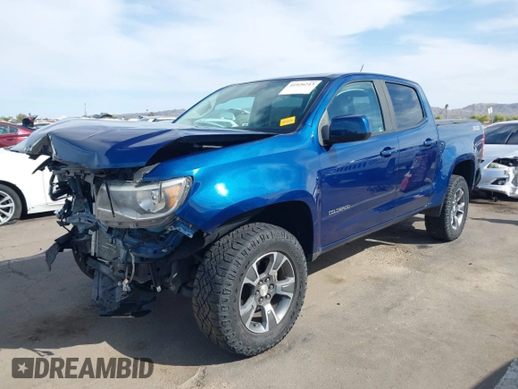 2020 Chevrolet Colorado 4WD Z71 with VIN 1GCGTDEN9L1196083, listed as a IAAI auction lot 41926213 with 44,467 mi miles and . Bid and sale history available at DreamBid. Image 17.