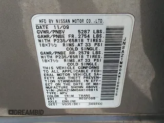 2010 Nissan Murano S z VIN JN8AZ1MW0AW108815, wystawiony jako IAAI lot #41742013 z przebiegiem 162 578 mil mil oraz . Historia ofert i sprzedaży dostępna na DreamBid. Obrazek 9.