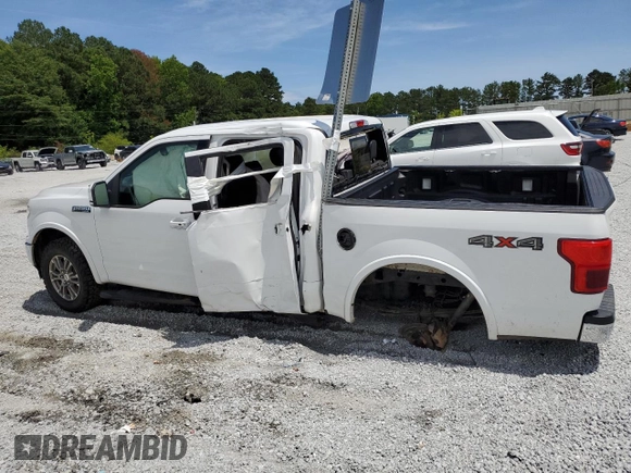 2020 Ford F-150 XL with VIN 1FTEW1E52LFA64086, listed as a Copart auction lot 59931125 with 107,893 mi miles and Salvage title. Bid and sale history available at DreamBid. Image 2.
