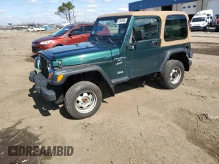 1999 Jeep Wrangler Sport with VIN 1J4FY19S2XP446059, listed as a Copart auction lot 51246105 with 183,072 mi miles and Clean Title. Bid and sale history available at carsss.com. Image 1.