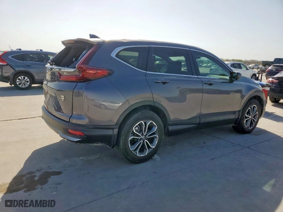 2022 Honda CR-V EX-L with VIN 2HKRW1H82NH407429, listed as a Copart auction lot 50074635 with 22,694 mi miles and Salvage Title. Bid and sale history available at carsss.com. Image 3.