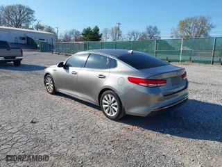 2017 Kia Optima EX with VIN 5XXGU4L31HG137121, listed as a IAAI auction lot 41851689 with 111,835 mi miles. Bid and sale history available at carsss.com. Image 3.