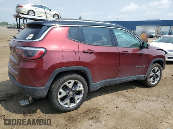 2020 Jeep Compass Limited с VIN 3C4NJDCB8LT255204, выставлен на аукционе Copart как лот 59710135 с пробегом 50 100 миль миль и Списание • Salvage title. История ставок и продаж доступна на DreamBid. Изображение 3.