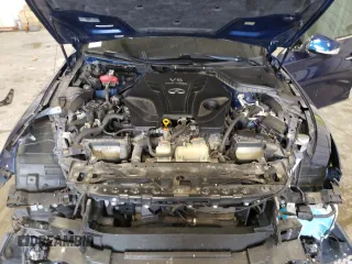2019 Infiniti Q50 3.0t LUXE with VIN JN1EV7ARXKM593216, listed as a Copart auction lot 49495615 with 0 mi miles and Salvage Title. Bid and sale history available at carsss.com. Image 11.