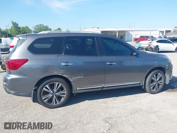 2020 Nissan Pathfinder Platinum with VIN 5N1DR2DM9LC605276, listed as a IAAI auction lot 41814464 with 78,249 mi miles. Bid and sale history available at carsss.com. Image 13.