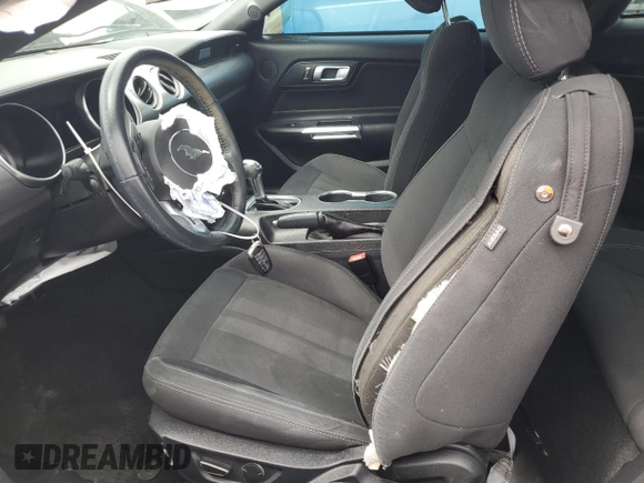 2019 Ford Mustang EcoBoost with VIN 1FA6P8TH8K5197470, listed as a Copart auction lot 52180745 with 53,562 mi miles and Salvage Title. Bid and sale history available at carsss.com. Image 7.