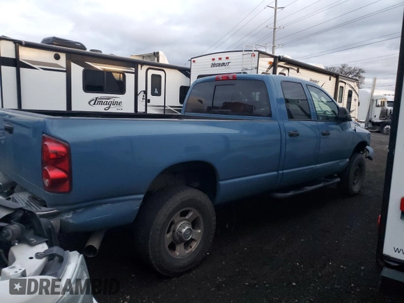 2007 Dodge Ram 3500 SLT with VIN 3D7MX38A97G824926, listed as a Copart auction lot 81108234 with 173,557 mi miles and Salvage Title. Bid and sale history available at carsss.com. Image 3.
