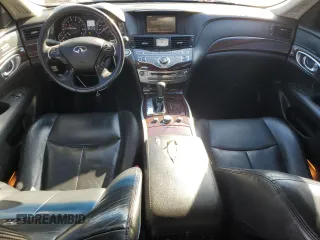 2011 Infiniti M37 with VIN JN1BY1AR0BM375518, listed as a Copart auction lot 81887374 with 136,543 mi miles and Salvage Title. Bid and sale history available at carsss.com. Image 8.