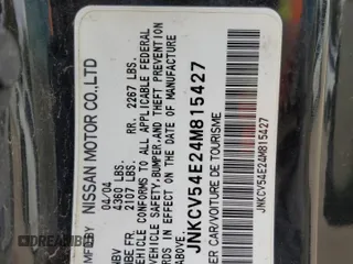 2004 Infiniti G35 Coupe w/Leather with VIN JNKCV54E24M815427, listed as a Copart auction lot 81880974 with 181,818 mi miles and Salvage Title. Bid and sale history available at carsss.com. Image 14.