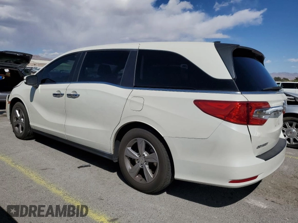 2018 Honda Odyssey EX-L with VIN 5FNRL6H72JB058195, listed as a Copart auction lot 51543075 with 84,625 mi miles and Salvage Title. Bid and sale history available at carsss.com. Image 2.