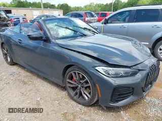 2021 BMW 4 Series M440i with VIN WBA53AT05MCG89665, listed as a IAAI auction lot 42319456 with Not provided miles and . Bid and sale history available at DreamBid. Image 1.