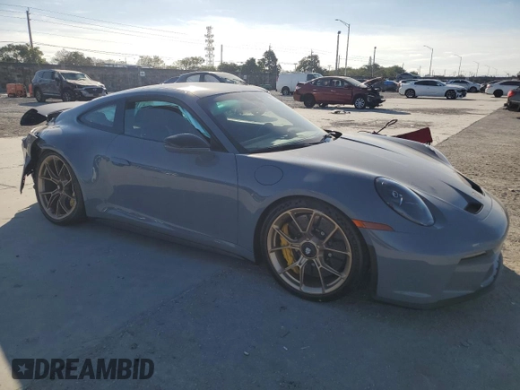 2023 Porsche 911 GT3 with VIN WP0AC2A9XPS270453, listed as a Copart auction lot 87467594 with 4,326 mi miles and Non Repairable. Bid and sale history available at DreamBid. Image 4.