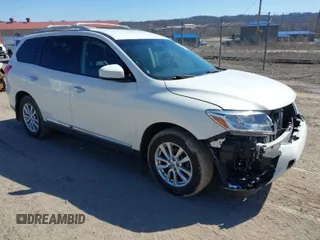 2014 Nissan Pathfinder Platinum with VIN 5N1AR2MM3EC727301, listed as a IAAI auction lot 41828113 with 126,062 mi miles and . Bid and sale history available at DreamBid. Image 1.