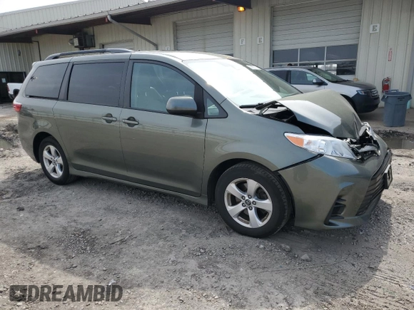 2019 Toyota Sienna LE Auto Access Seat with VIN 5TDKZ3DC8KS017634, listed as a Copart auction lot 52902315 with 109,184 mi miles and Salvage title. Bid and sale history available at DreamBid. Image 4.