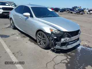2014 Lexus IS 250 with VIN JTHBF1D25E5008581, listed as a IAAI auction lot 42149034 with 182,497 mi miles. Bid and sale history available at carsss.com. Image 1.