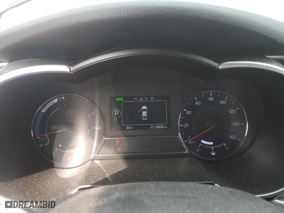 2014 Kia Optima Hybrid LX with VIN KNAGM4AD3E5066447, listed as a Copart auction lot 47736625 with 217,600 mi miles and Salvage Title. Bid and sale history available at carsss.com. Image 9.