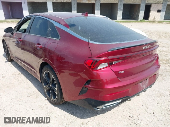 2022 Kia K5 GT-Line z VIN 5XXG64J25NG140300, wystawiony jako IAAI lot #41935077 z przebiegiem 51 279 mil mil oraz . Historia ofert i sprzedaży dostępna na DreamBid. Obrazek 3.