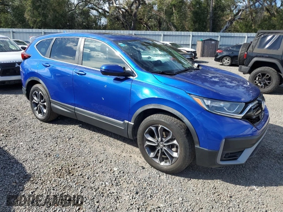 2021 Honda CR-V EX with VIN 7FARW2H59ME002309, listed as a Copart auction lot 42839245 with 54,357 mi miles and Non Repairable. Bid and sale history available at carsss.com. Image 4.