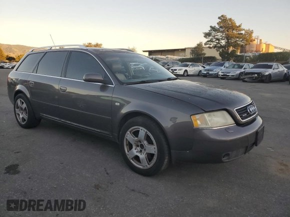 2001 Audi A6 with VIN WAULH54BX1N156367, listed as a Copart auction lot 88305425 with 217,173 mi miles and Salvage Title. Bid and sale history available at carsss.com. Image 4.